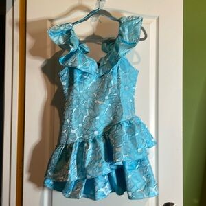 🩵🩵Turquoise blue mini sleeveless dress size medium NWT🩵🩵